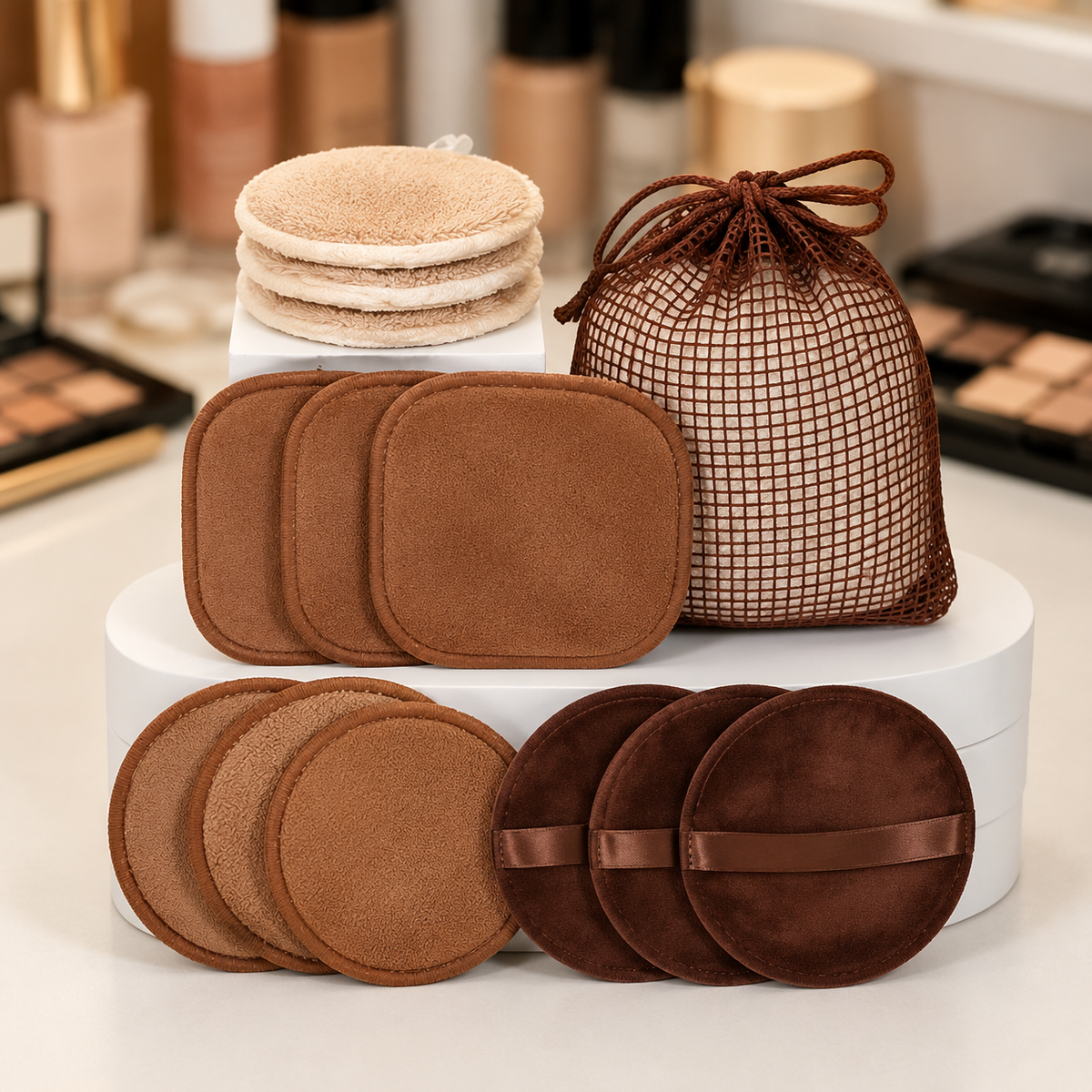 KIT DE ALMOHADILLAS DESMAQUILLANTES