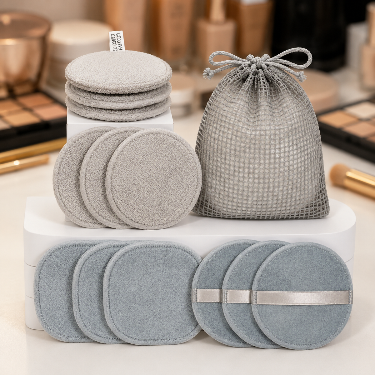 KIT DE ALMOHADILLAS DESMAQUILLANTES