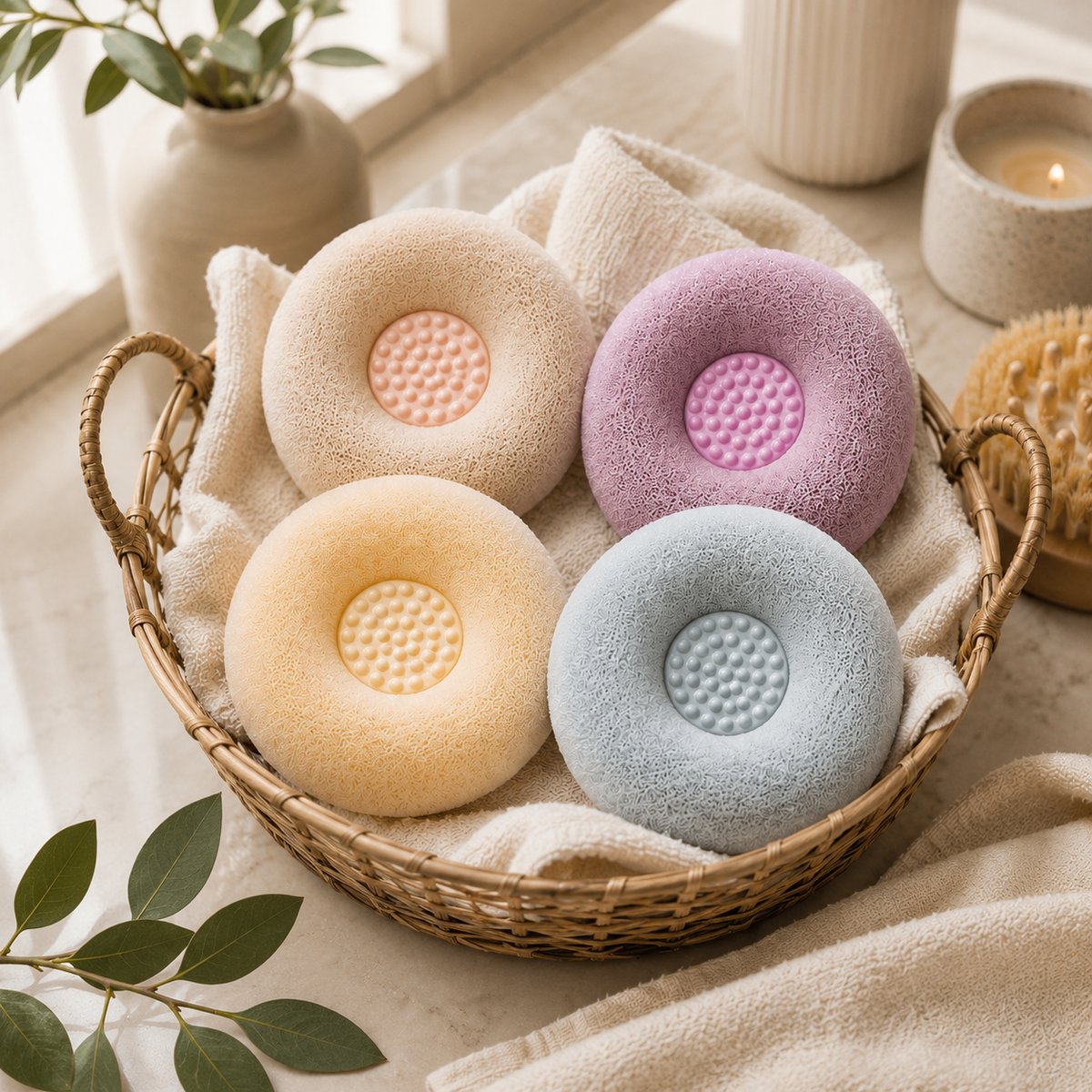 ESPONJA EXFOLIANTE DE BAÑO