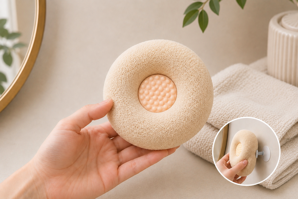 ESPONJA EXFOLIANTE DE BAÑO