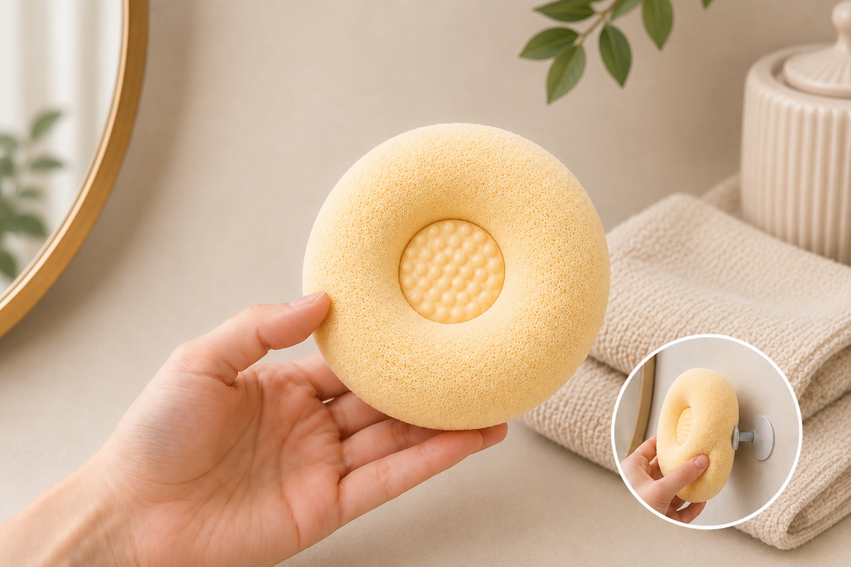 ESPONJA EXFOLIANTE DE BAÑO